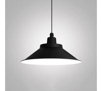 ZBZFGE Industrial Wind Dome Pendant Lamp Factory Building Chandelier Unique Horn Pot Lid for Office Ceiling, Gym, Creative Wall with Personality Lampshade (Size : 30cm)(45cm)