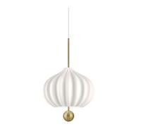 ZBZFGE Italian Art Glass Pendant Lamp, Creative Milk White Matte Glass Chandelier Decorative Ceiling Hanging Fixtures for Dining Room Bedroom Bar Interesting Life ，Hanging Lamp