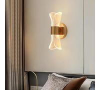 ZBZFGE Lamps Lamp LED Up Down Mounted Light Fixtures Gold Acrylic Long Linear Bedside Wall,Chandelier
