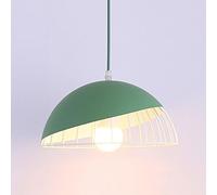 ZBZFGE LED Half Round Metal Pendant - Style Chandelier Colored Single Head Hanging Lamp Ceiling Light Lighting Fixture Compatible with Restaurant Cafe Decoration LED,Hang