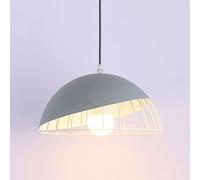 ZBZFGE LED Half Round Metal Pendant - Style Chandelier Colored Single Head Hanging Lamp Ceiling Light Lighting Fixture Compatible with Restaurant Cafe Decoration LED,Hang