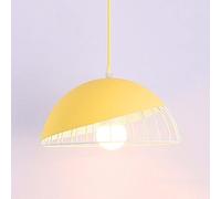 ZBZFGE LED Half Round Metal Pendant - Style Chandelier Colored Single Head Hanging Lamp Ceiling Light Lighting Fixture Compatible with Restaurant Cafe Decoration LED,Hang