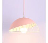 ZBZFGE LED Half Round Metal Pendant - Style Chandelier Colored Single Head Hanging Lamp Ceiling Light Lighting Fixture Compatible with Restaurant Cafe Decoration LED,Hang