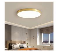 ZBZFGE LED Light Dimmable Decorative Lamp Study Bedroom Living Room Lights Ceiling Chandelier,Hanging Light(Gold,50)