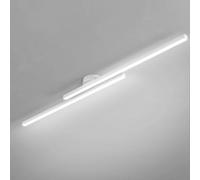 ZBZFGE Led Linear Light Flush Mount Lamp Hallway Lighting Fixture Minimalist Long Strip Chandelier Ceiling Lights for Living Room Bedroom Corridor Kitchen/White6000K/120Cm