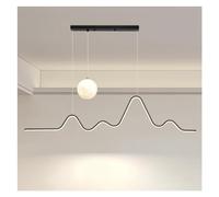 ZBZFGE Led Restaurant Chandeliers Light Luxury Dining Table Pendant Lights Moonlight - Indoor Decor Strip Lamp,Chandelier