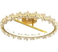 ZBZFGE Light Crystal Flower LED Flush Mount Lamp European Style Ceiling Light,Chandelier