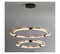 ZBZFGE Luxury Copper Chandelier, LED Lighting, Home Decor - Boys Bedroom Dining Room (CD55CM)