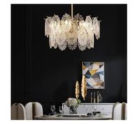 ZBZFGE Luxury Copper Chandelier, LED Lighting, Home Decor - Boys Bedroom Dining Room (CD55CM)