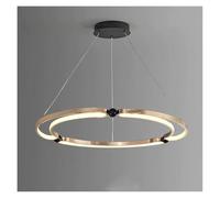 ZBZFGE Luxury Copper Chandelier, LED Lighting, Home Decor - Boys Bedroom Dining Room (CD55CM)