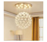 ZBZFGE Luxury Crystal Ceiling Chandelier Compatible with Living Room Large Butterfly Light Fixtures Home Cristal Lamps ,Crystal Chandelier for Living Room