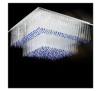 ZBZFGE Luxury Crystal Chandelier for Bedrooms, Dining and Living Rooms - Compatible with Ceiling Mounting