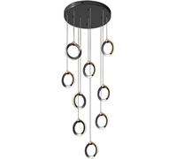 ZBZFGE Luxury Minimalist Chandelier - Elegant Ceiling Light for Duplex Buildings and Stairwells