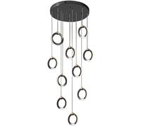ZBZFGE Luxury Minimalist Chandelier - Elegant Ceiling Light for Duplex Buildings and Stairwells