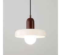 ZBZFGE Mid Century Light Kitchen Island Over Sink White Orange Green Glass Vintage Farmhouse Industrial Chandelier for Dining Room Table Bedroom Bathroom Restaurant Bar Cafe/White/Red