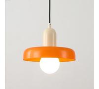 ZBZFGE Mid Century Light Kitchen Island Over Sink White Orange Green Glass Vintage Farmhouse Industrial Chandelier for Dining Room Table Bedroom Bathroom Restaurant Bar Cafe/Orange/Bei