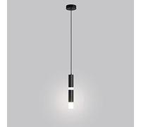 ZBZFGE Minimalist Bedroom Long Line Chandelier LED Metal Bedside Ceiling Pendent Lamp Luxury - TV Background Small White Warm Light Black Gold, Wall,Hanging Li