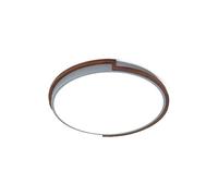 ZBZFGE Minimalist LED Ceiling Light, Colored Round Solid Wood Ceiling Lamp, Flush Mount Ceiling Light, Acrylic Lamp Shade, 3 Color Temperatures Ceiling Lighting Fixture,Hanging Light(Grey,43cm)