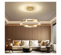 ZBZFGE Minimalist LED Chandelier - Super Sleek Pendant Light with Soft Glare- Lighting