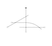 ZBZFGE Multiple Pendant Lights Living Room Black Lamps Dining Room Pendant Lights Bedroom Shades Room Decoration ,Crystal Chandelier for Living Room