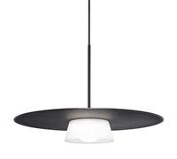 ZBZFGE Nordic Luxury Art Chandelier Creative Circular Decorative Pendant Light for Cafe Restaurant Bedroom Showroom Office Suspension Lamp,Hanging Light(Black)