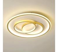ZBZFGE Nordic Round Bedroom Light Fixture Minimalist Creativity Flush Mount Kitchen Hallway Ceiling Lamp Mid Century Bathroom Chandelier with Metale for Stairs Living Room Balcony/D/52Cm*7Cm