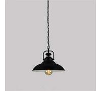ZBZFGE Nordic Value Creative Industrial Wind Burner Retro Iron Art Tube Bar Restaurant Lantern Coffee Shop Lamp Bronze Pot Top Chandelier Light Hanging Lighting,Hanging Light(B,32cm)