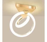 ZBZFGE Nordics Hallway Light Fixture Creativity Modernd Semi Flush Mount Bedroom Ceiling Lamp Mid Century Minimalist Kitchen Chandelier for Living Room Stairs Entrance Hall Foyer/D/2 Heads