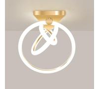 ZBZFGE Nordics Hallway Light Fixture Creativity Modernd Semi Flush Mount Bedroom Ceiling Lamp Mid Century Minimalist Kitchen Chandelier for Living Room Stairs Entrance Hall Foyer/D/3 Heads