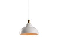 ZBZFGE Pendant Fixture Iron Art Pot Cover, Ceiling Chandelier V-intage Farmhouse Aisle Lantern, E27 Lamp for Kitchen Island Warehouse Garage Large Dome Country Retro,Hanging Light(
