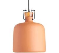 ZBZFGE Pendant Light Classical Hanging Lamp V-intage Metal Adjustable Chandelier Fixture Wood Decoration Ceiling Lights Compatible with Kitchen Bedside Indoor Rustic,Hanging Light(Orange,9.8i