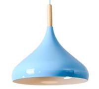 ZBZFGE Pendant Lights with Screw, Wooden Decorative Crafts, Industrial Farmhouse Chandelier, Height Adjustable Ceiling Lantern, for Kitchen Island and Bar(Blue,12.6in)