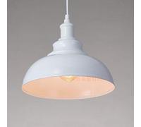 ZBZFGE Retro Style Little Light Single Head Adjustable Height Iron Hanging Lamp Restaurants Decorative Industrial Chandelier Indoor Lighting Ceiling Pendant Lam,Hanging Light(White)