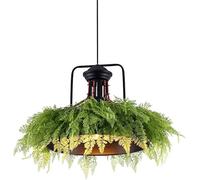 ZBZFGE Rustic Iron Chandelier for Living Room and Kitchen - 45CM Diameter