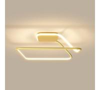ZBZFGE Square Geometry Lamp 3 Color Temperatures Flush Mount Light Fixture Dimmable Ceiling Light,for Various Rooms