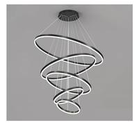 ZBZFGE Unique Chandelier for Living Room and Dining Area - Iron & Acrylic Lampshade