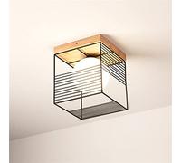 ZBZFGE V-intage Lights Loft Ceiling Lamp Geometric Shape Iron Cage Living Room Bedroom Home,for Various Rooms