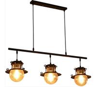 ZBZFGE Vintage Black Iron Chandelier with Adjustable Chain - & Functional Lighting for Home Spaces