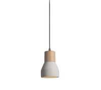 ZBZFGE Vintage Cement Hanging Lights | Concrete Pendant Light with Solid Wood | Industrial White Cement Chandelier | Cylinder Home Decor | Nordic Kitchen Island Pendant Fixture