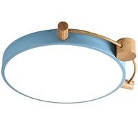 ZBZFGE Wall Lamp Wooden 1 LED Ceiling Lamp Flush Mount Ultra-Thin Ceiling Light Bedroom Ceiling Lighting Daylight White 6000k Ceiling Hanging Light Fixture Compatible with Living Room Bedroom Office