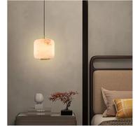 ZBZFGE White Cloud Stone Shade Pendant Lamp Bedside MI-NI Pendant Light Brass Decor Hanging Lights 8W Ceiling Hanging Lamp Adjustable Hanging Light Fixtures Chandelier Lamps