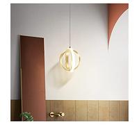 ZBZFGE WQHPLMD Chandeliers Nordic Creative Personality Staircase Gold led Chandelier Home Living Room TV Background Wall Aisle Porch Balcony Bedroom Bedside Cafe Lamp Pendant Lights