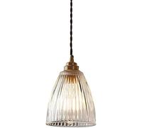 ZBZFGE WQHPLMD Machine Retro and Japanese-Style m- Creative Glass lampshade, Transparent Industrial Style with Pattern, e27 Base Single-Head Chandelier