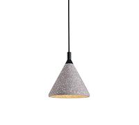 ZBZFGE Wrought Iron Pendant Light Terrazzo V-intage Pendant Lamp Ceiling Lighting Pendant Shade Adjustable Personalized Chandelier Base - Personality Fixtures Bedroom Dining Ceiling,Hanging Li
