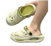 ZCABYBD Chancletas Zapatos De Suela Gruesa para Hombres, Zapatillas Punta Exteriores, Deportivas, Sandalias Playa Antideslizantes Uso Exterior