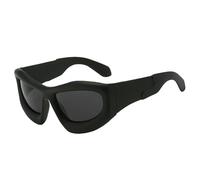 ZCABYBD Gafas de Sol Y2k Burbuja Personalizadas Forma Cóncava Hip-Hop Tendencia Moda-1