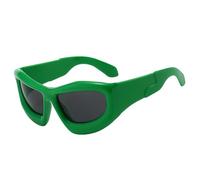 ZCABYBD Gafas de Sol Y2k Burbuja Personalizadas Forma Cóncava Hip-Hop Tendencia Moda-4