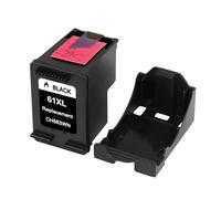 ZCBHGYVF Cartucho de Tinta Compatible para 61 61xl 5530 Impresoras de Escritorio Que Incluyen 2540 1050 2050 2510 3050 3054 3000 1000 Modelos(1PC BK)