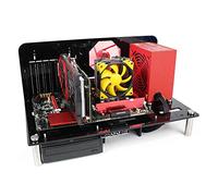 ZCBYBT Soporte de Placa Base Abierto de la Plataforma de Prueba de PC Chasis Transparente refrigerado por Agua Simple ITX ATX MATX Chasis acrílico,ATX