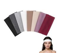 Zcbzbn 8 unidades de diademas para mujer, antideslizantes, para deportes, bandas elásticas para el pelo, de punto para mujer, accesorios para el cabello, accesorios de moda para el cabello, yoga